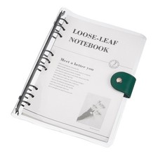 9-Ring B5 Notebook Binder with 90 Sheets Lined Paper for Planner, Blue