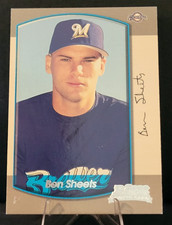 2000 Bowman Rookie Card Ben Sheets RC #207 Milwaukee Brewers NL. rookie card picture