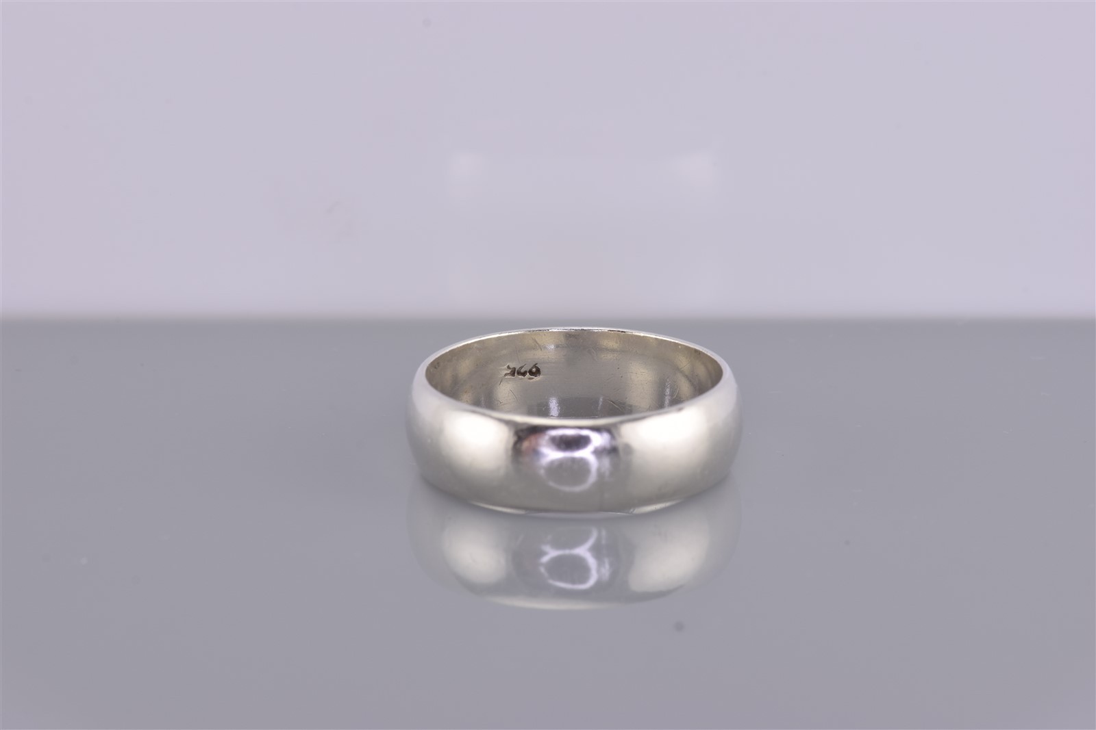 Sterling Silver Classic 7mm Solid Rounded Side Ba… - image 4