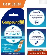Effective Wart Removal - 14 Maximum Strength Salicylic Acid Pads for Comfort