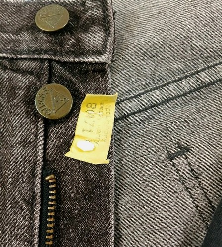 Vintage Guess American Tradition 38075-30 Brown Denim Jeans Men's 34x34 USA Made - Picture 10 of 12