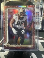 2025 Topps Chrome Football Chase young #220 Leather Refractor