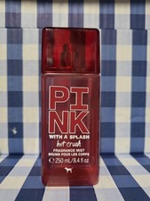 BRAND NEW Victoria's Secret PINK Hot Crush Fragrance Body Mist, 8.4 oz