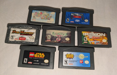 Gameboy Advance - 7 Game Lot Super Mario Advance Ultimate Muscle Lego Star Wars