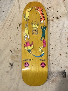 Rare Early Welcome Chris Miller Animal Kingdom Model Skateboard Deck Pro Board