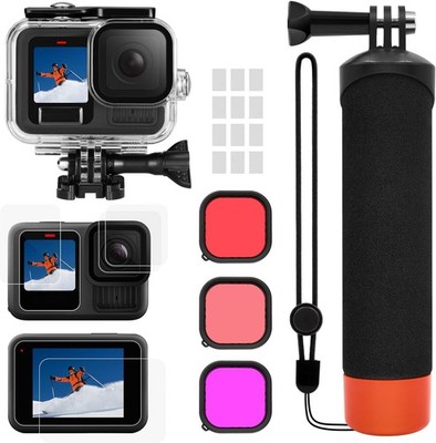 Zubehör Set für GoPro Hero 13 Black mit Unterwassergehäuse und Handgriff