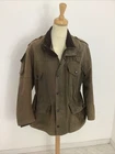 Barbour Men’s Cowen Commando Wax  Jacket Sage Green Size C40 Med *faded* @che#1D