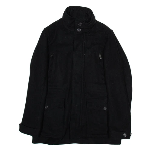 Cappotto soprabito uomo BURBERRY nero lana L