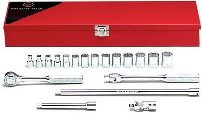 Wright Tool 364 - 3/8Inch Drive 19 Piece Metal Boxed Set