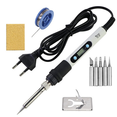 1set 60W/80W Electric Soldering Iron LCD Adjustable Temperature 110V US - NEW
