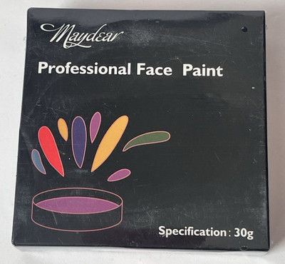Maydear Professional Water Based Face Painting Palette (30g) Aurantium Orange