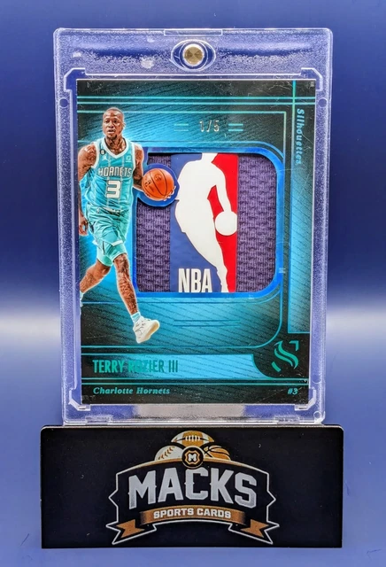 Terry Rozier III 2024 Silhouette Silhouettes G/U Logoman Patch Platinum 1/5