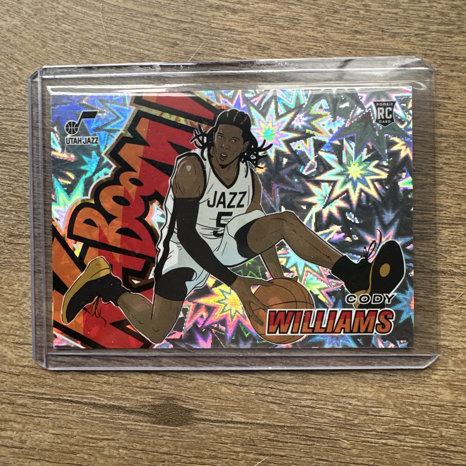 24-25 revolution basketball Cody Williams Rc Horizontal Kaboom Ssp CASE Hit Mint