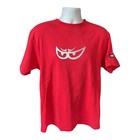 MotoGp Mens T shirt L OFFICIALLY LICENSED Red Reflective Eyes Motorcycle 2005