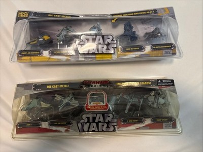 Star Wars Titanium Series Die-Cast Lot   2 Sealed 5-Packs (Hasbro) NIB