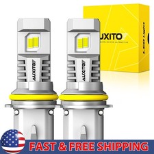 Auxito 9007 Hb5 Led Headlight Super Bright Bulbs Kit Highlow Beam 6500k White