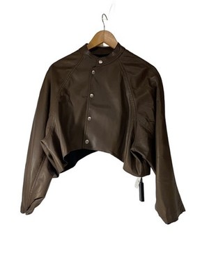 Ameri Leather Jacket Blouson/Free/ Leather/Brw 3683
