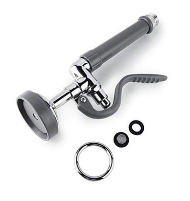 Pre Rinse Sprayer Commercial Sink Sprayer Head Spray Grey Round Sprayer
