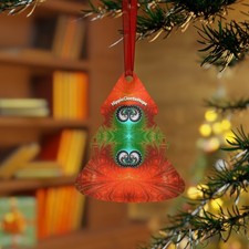 North Pole Foyer by HippieClecticHope Holiday Metal Ornament