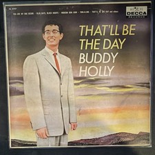 Buddy Holly That'll Be The Day Vinyl Record Decca DL 8707 33 RPM 