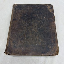 Antique American Bible Society Leather Bible Pre-Civil War Heirloom