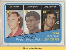 1972-73 Topps League Leaders Jack Marin Calvin Murphy Gail Goodrich HOF READ 0a1