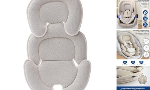 Head and Body Support Pillow Infant Car Seat Insert for Newborn to Toddler