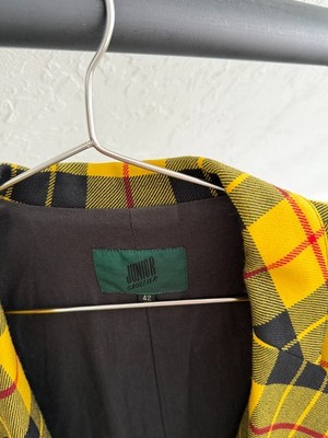 JUNIOR GAULTIER　ブルゾン迷彩柄42 Vintage Archival Junior Gaultier Yellow Plaid 2-Piece Suit XS | eBay