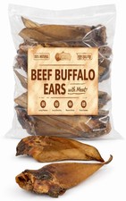 Large Cow Ears for Dog with Meat 100% Natural Pet Treats Dog Chews