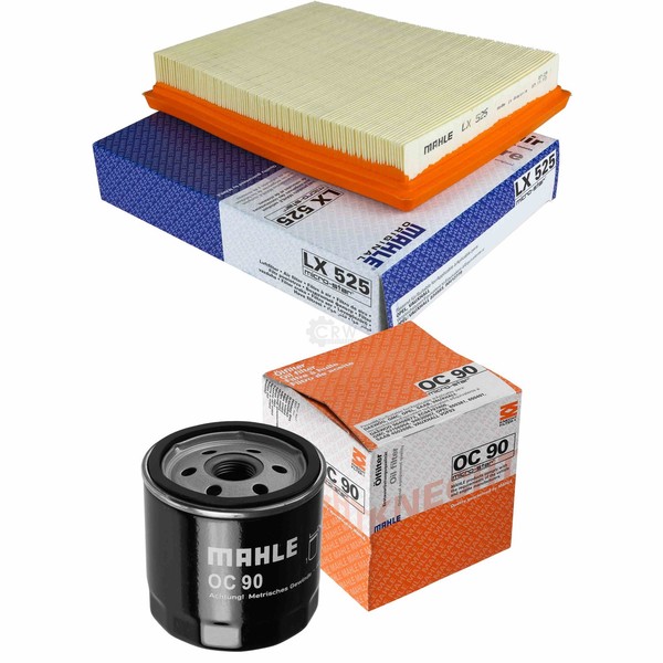 Mahle / Knecht Set Filterpaket Luftfilter LX 525 ÖLfilter OC 90-image