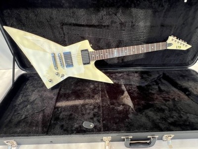 ESP LTD EX-401 Snow White   EMG aktiv   inkl ESP Hardcase   kaum bespielt