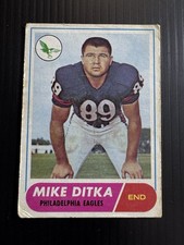 1968 Topps - Mike Ditka #162 Wearing Chicago Bears Uniform