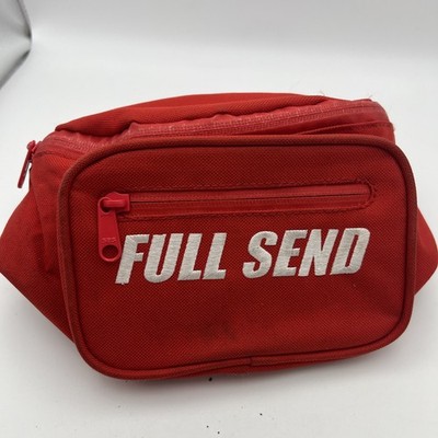 Full Send Fanny Pack Red Official Nelk Boys Red Fanny Pack
