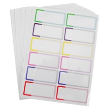 30 Sheets Kindergarten Name Stickers Daycare Labels for Bottles Waterproof