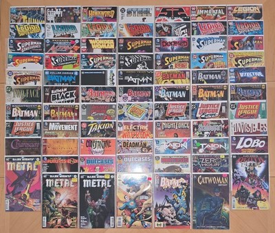 75 DC Comic Books Bulk Lot Batman, Dark Nights Metal, Legion of Super-Heroes etc