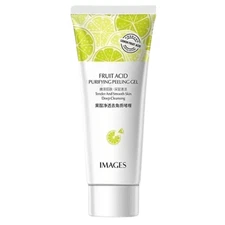 Images Fruit Acid Purifying Exfoliation Facial Scrub Cleansing Gel - 80g