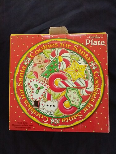 Mary Engelbreit 2006 20th Anniversary Christmas Plate "Cookies for Santa" - Picture 3 of 9