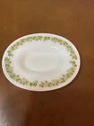 Vintage Pyrex Gravy Boat Underplate Spring Daisy Corelle 77-U  Light Green READ