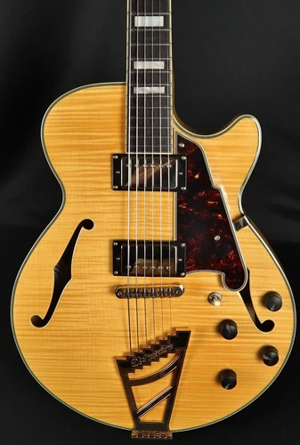 D'Angelico Excel EX-SS Semi-Hollow Electric Guitar w/Gig Bag Stairstep Tailpiece