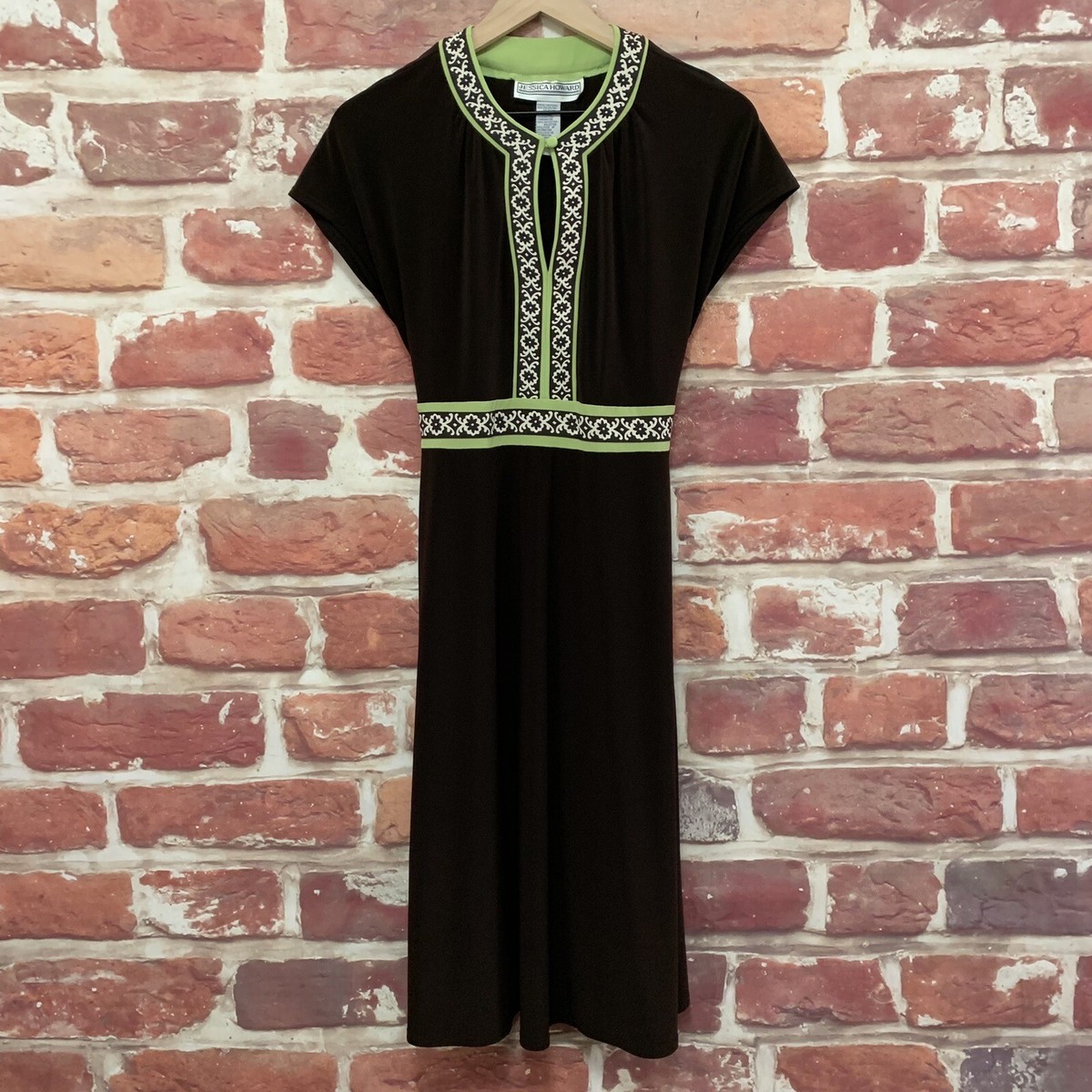 green emerald velvet dress Jessica Howard Women's Dresses Dress,Green,8 at Amazon Women's Clothing  store
