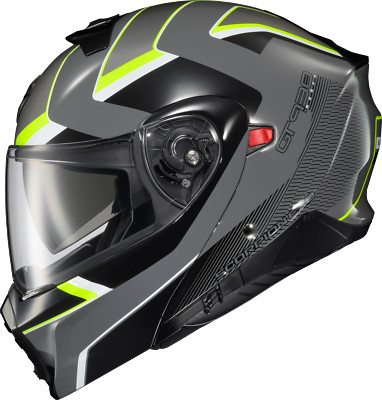 SCORPION EXO Gt930 Transformer Helmet Morph Grey/Hi Viz Small 93-1403