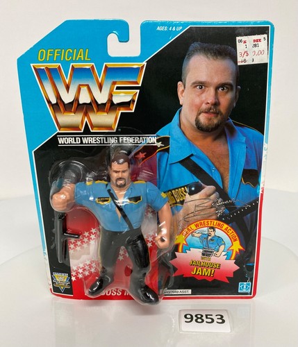 WWF wwe Vintage Wrestler Blue Card BIG BOSS MAN Ha...