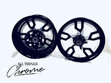 GSXR BLACK CONTRAST 300 WARLOCK WHEEL PACKAGE 06-07 SUZUKI GSXR 600 750