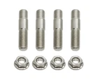 Stainless Steel Exhaust Studs with Nuts M8x35mm Yamaha Suzuki Honda Kawasaki