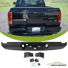 Black Complete Rear Step Bumper Assembly For 2004-2008 Dodge Ram 1500 2500 3500