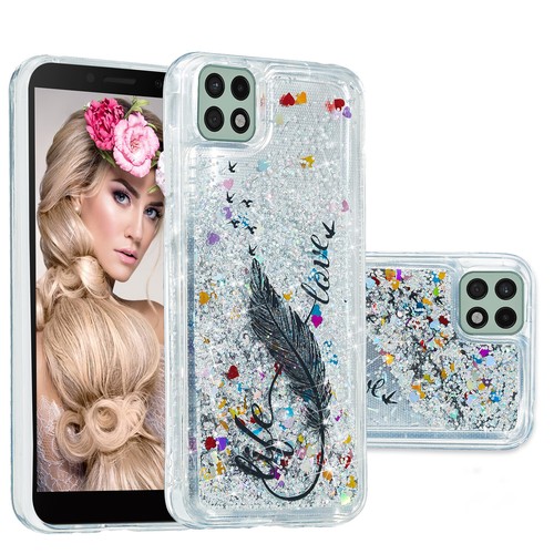 Moving Liquid Glitter Case For Samsung Galaxy A12 A22 5G A52s Pretty Phone Cover - Zdjęcie 13 z 90