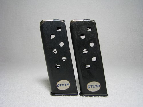Two (2) Original Excam FIE Titan GT27 GT-27 .25 ACP 7rd 7 Round Magazine