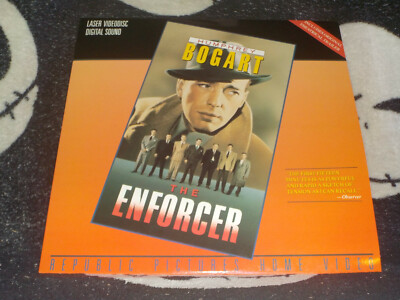 The Enforcer Laserdisc LD Humphrey Nogart Zero Mostel Ted De Corsia Free Ship$50