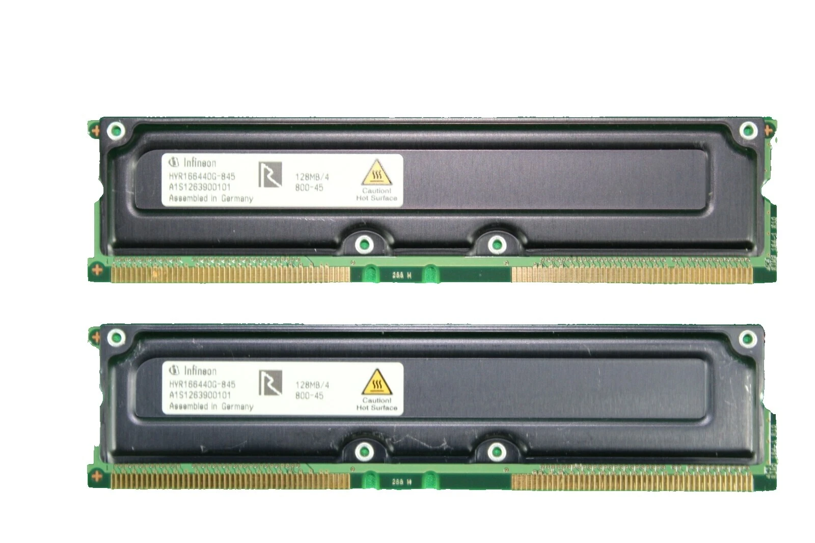 RDRAM Computer Memory 256 MB Total Capacity)