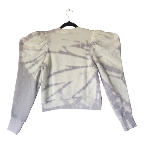 New $495 Ulla Johnson Harlen Top Women Small Light Purple Pullover Tie-Dye - Picture 5 of 9
